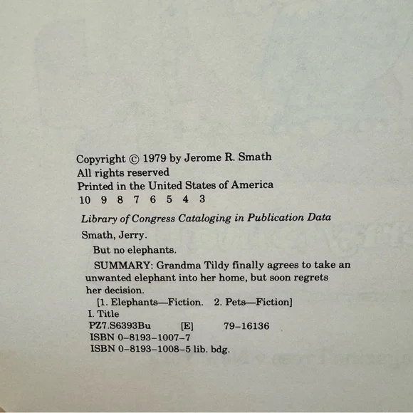 But No Elephants Children's Book - Picture 6 of 8